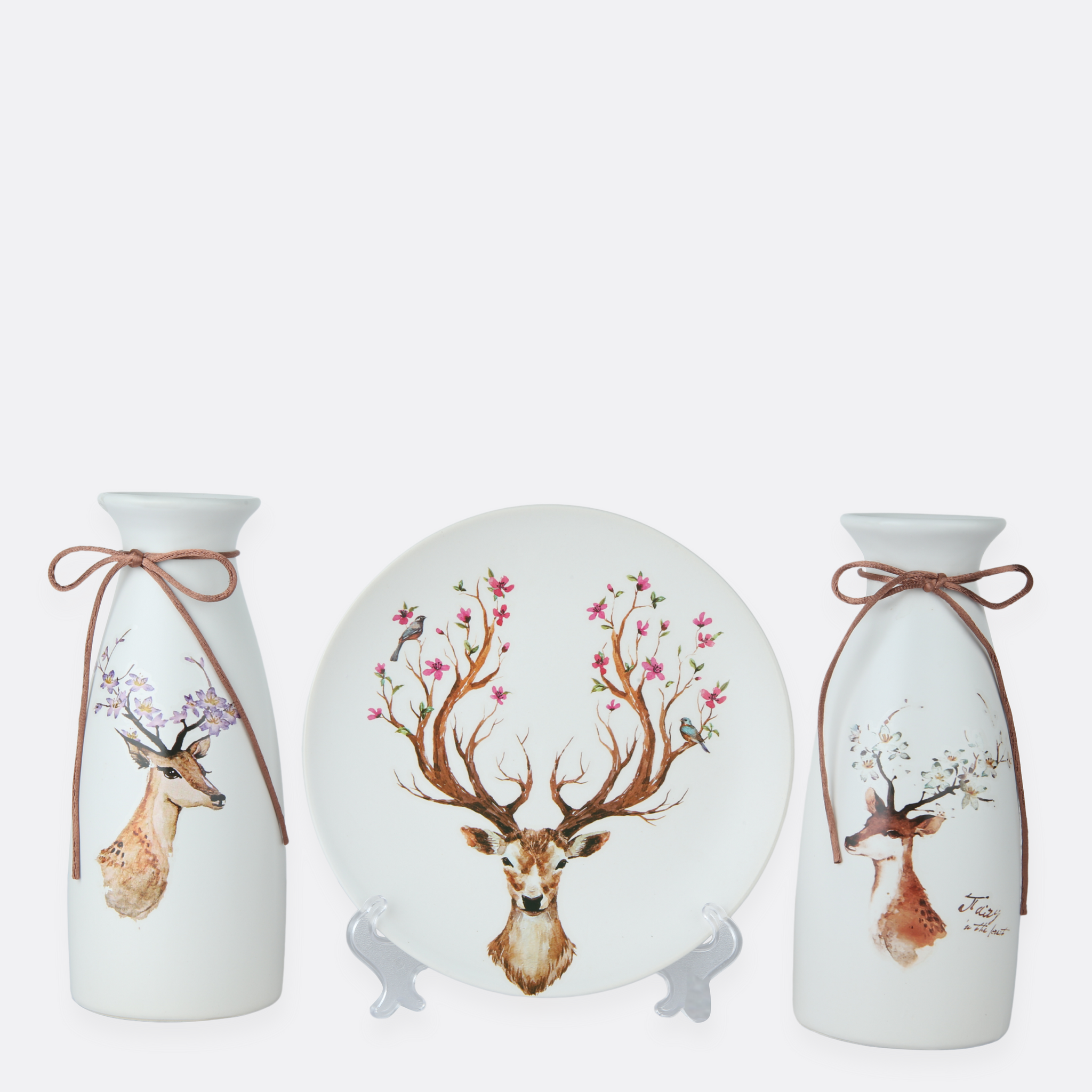 Deer Vase Set
