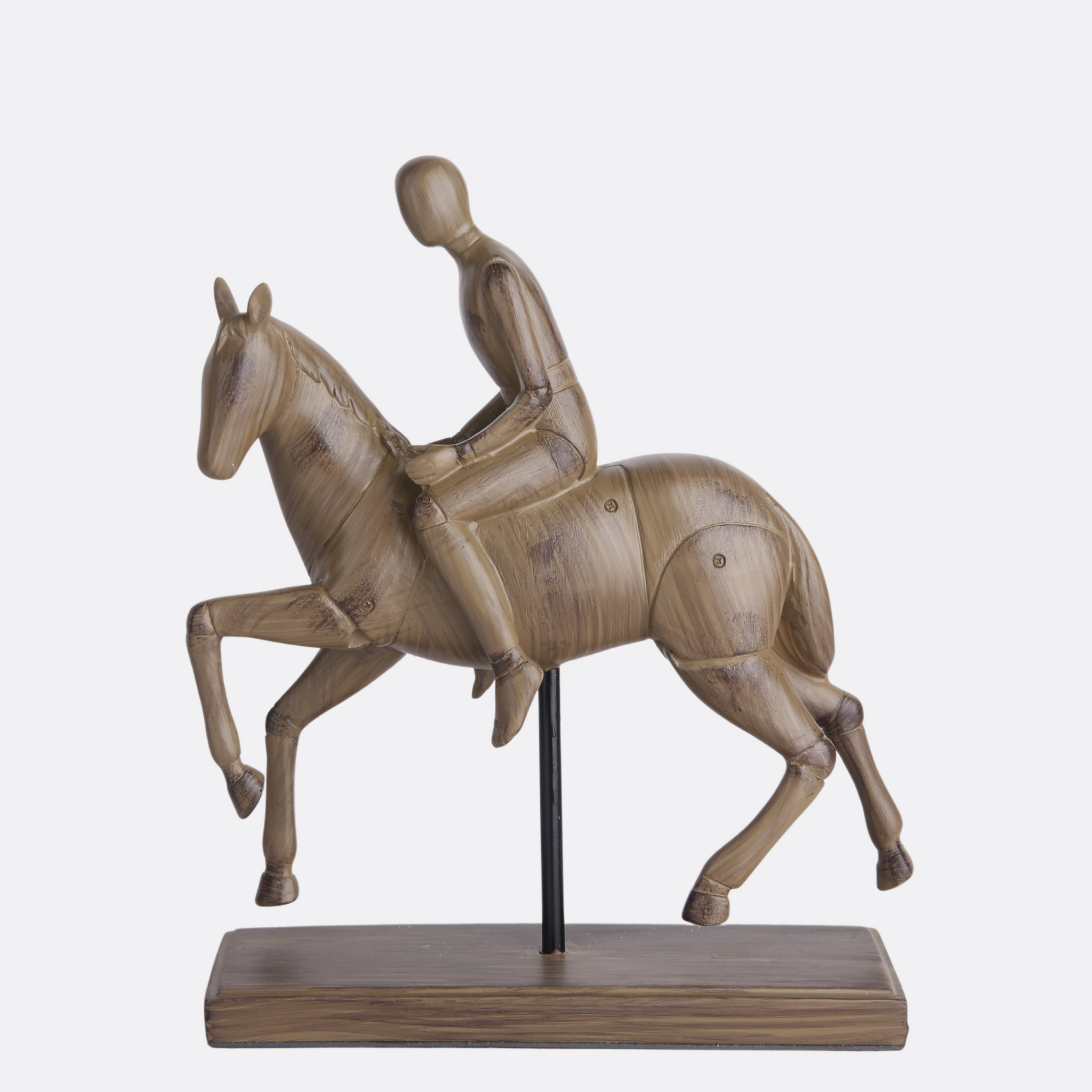 Jockey Horse Sculpture