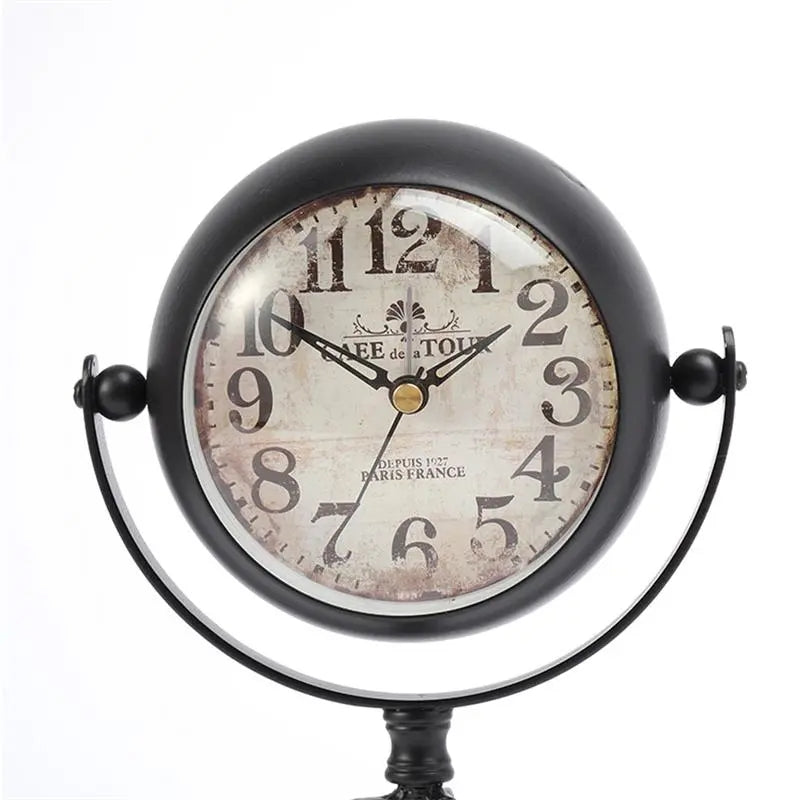 Antique Metallic Tripod Timepiece