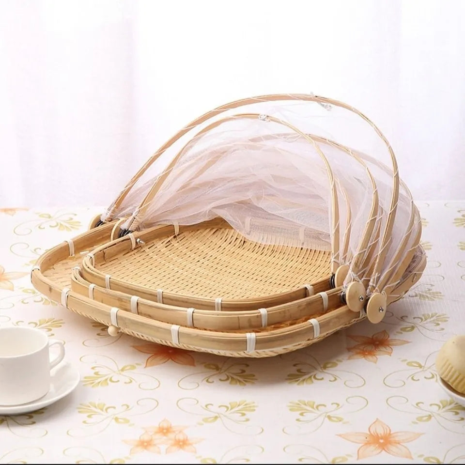 Hand Woven Food Serving Tent Baskets ( 3 Sizes )