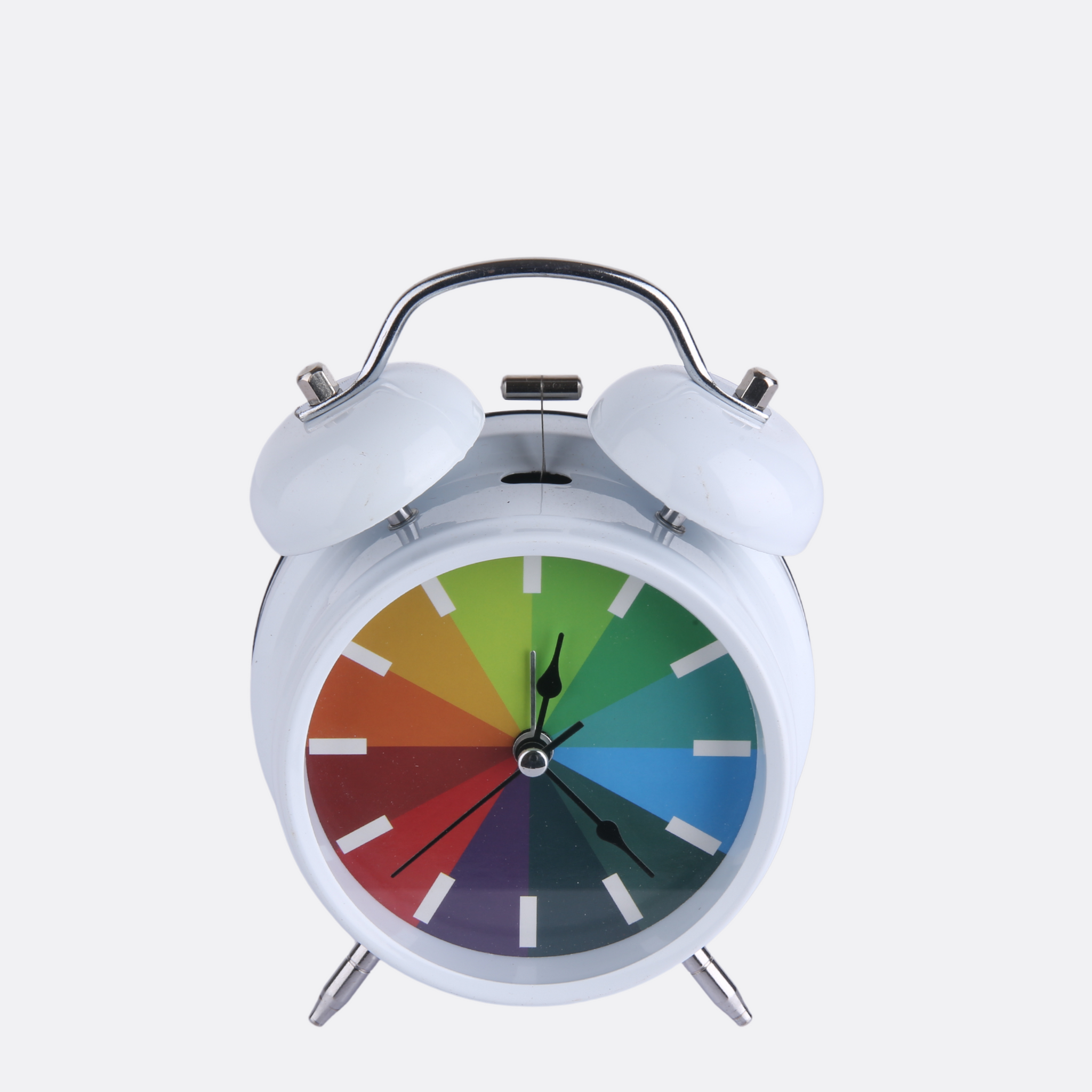 Abstract Metallic Alarm Clock