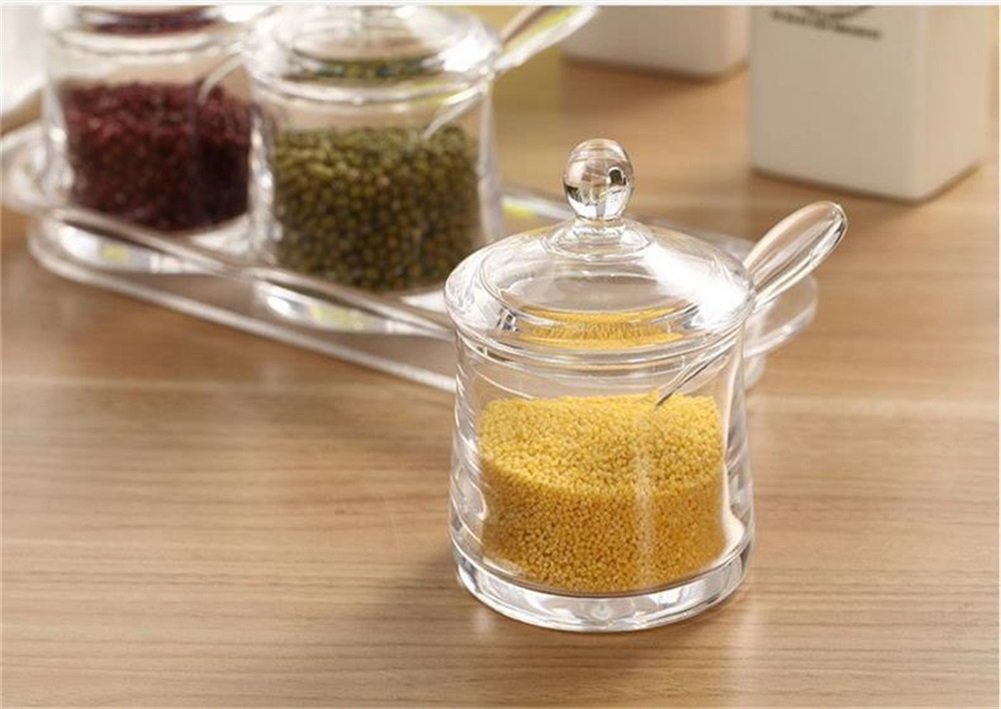 Spice Jars With Tray