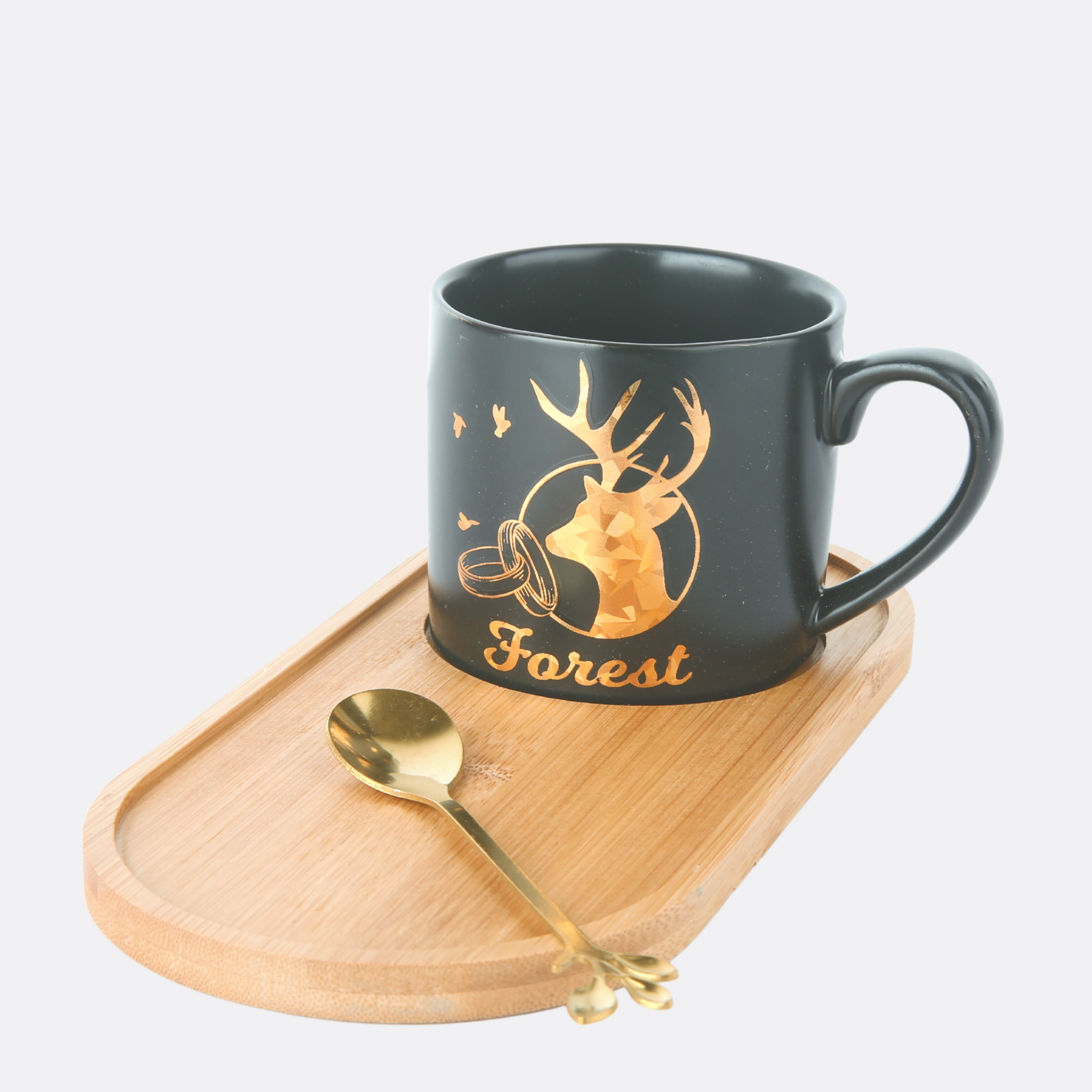 Deer Mug With Tray