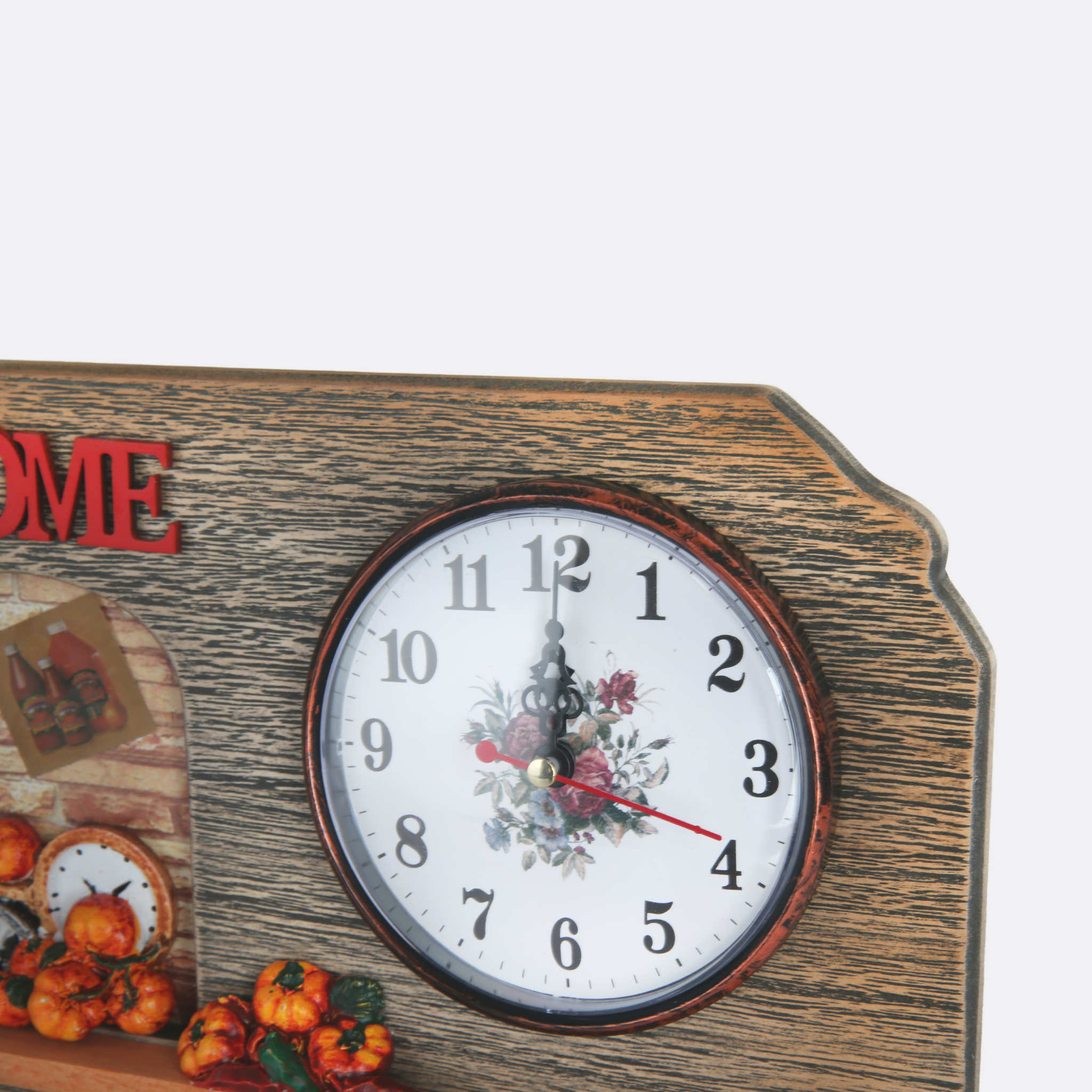 Home Key Holder With Clock