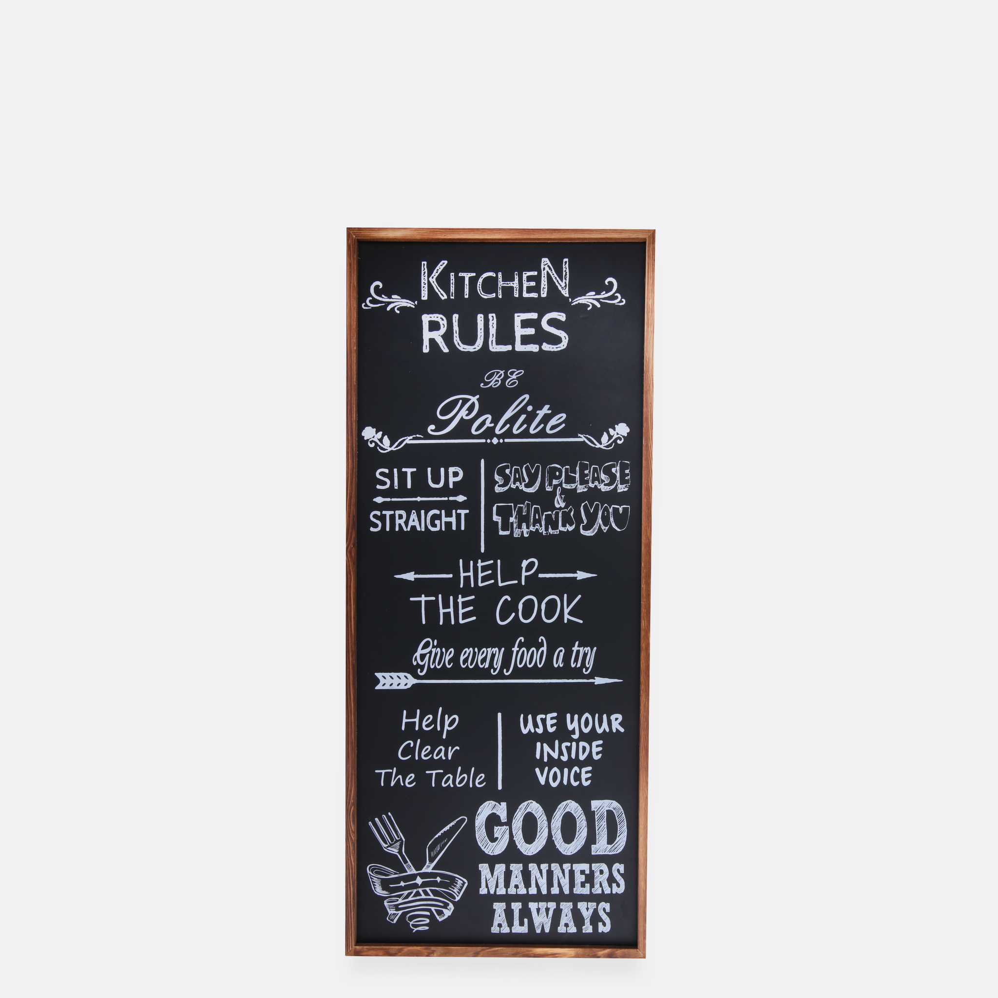 Kitchen Rules Wall Size Art