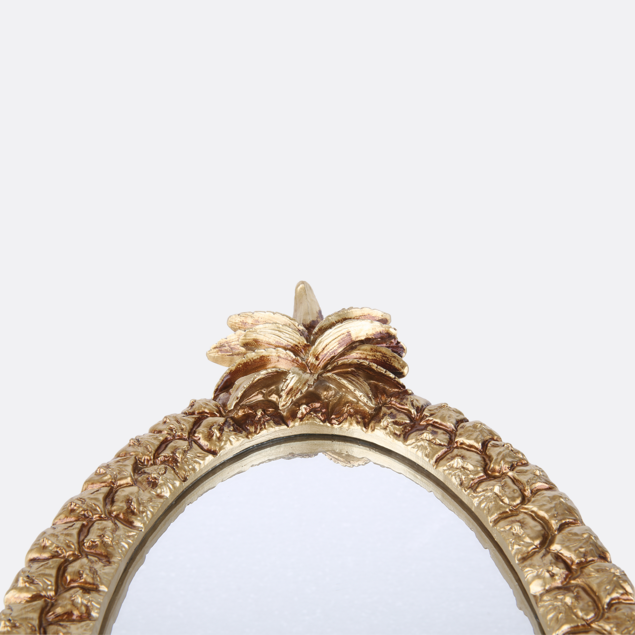 Pineapple Design Mirror Tray