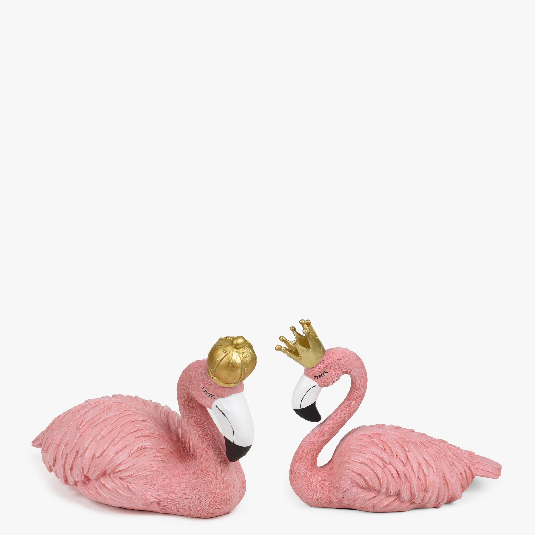 Tropical Flamingo Sculpture (Set Of 2)