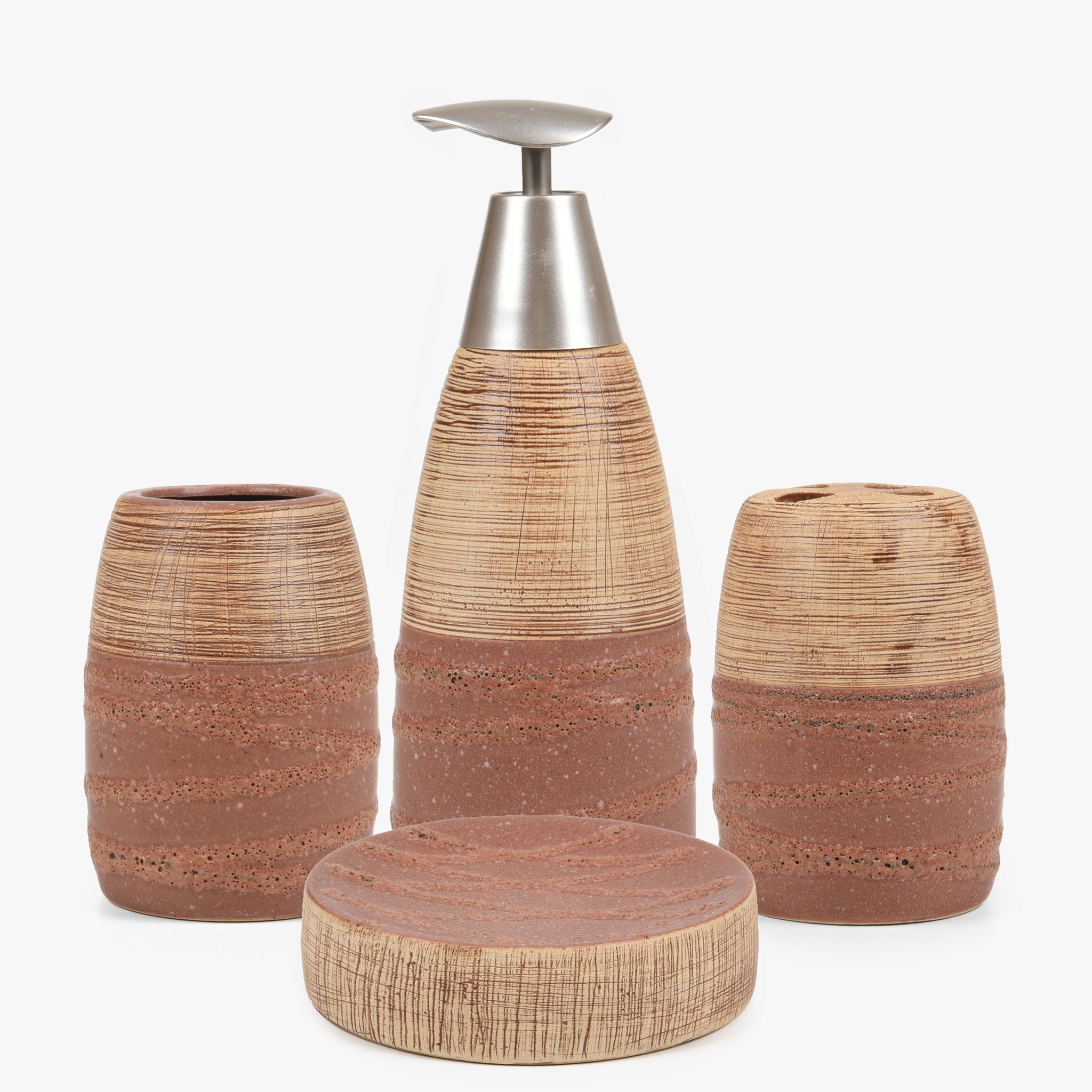 Self Textured Bath Set