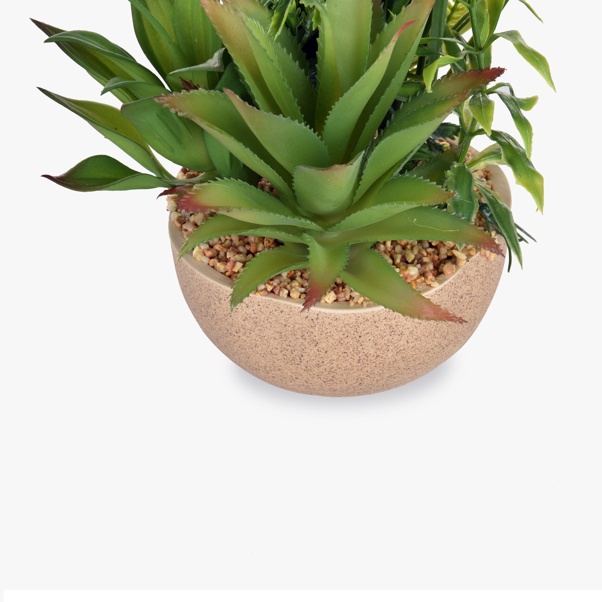 Abstract Plant Arrangement With Ductile Pot