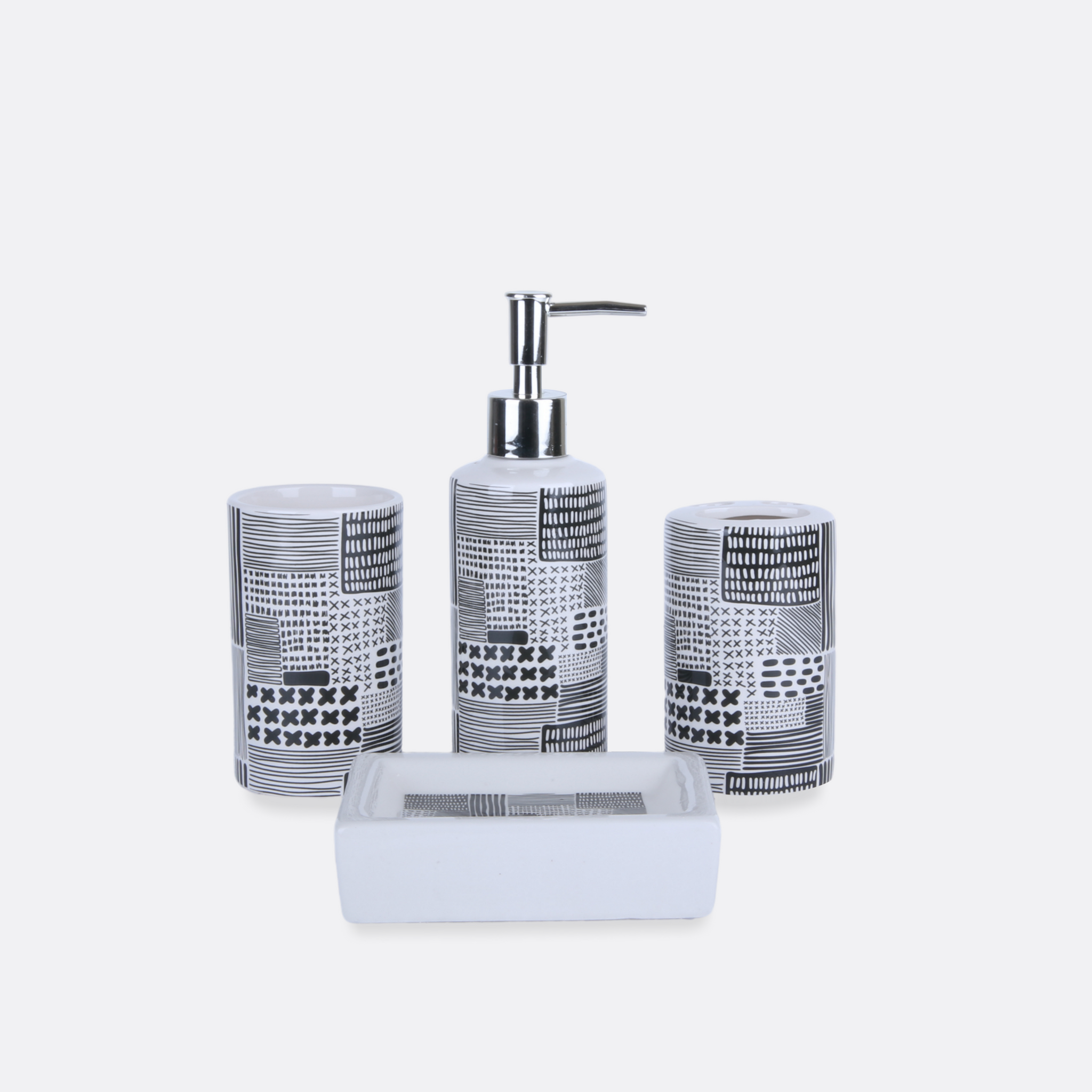 Delineated Bath Set