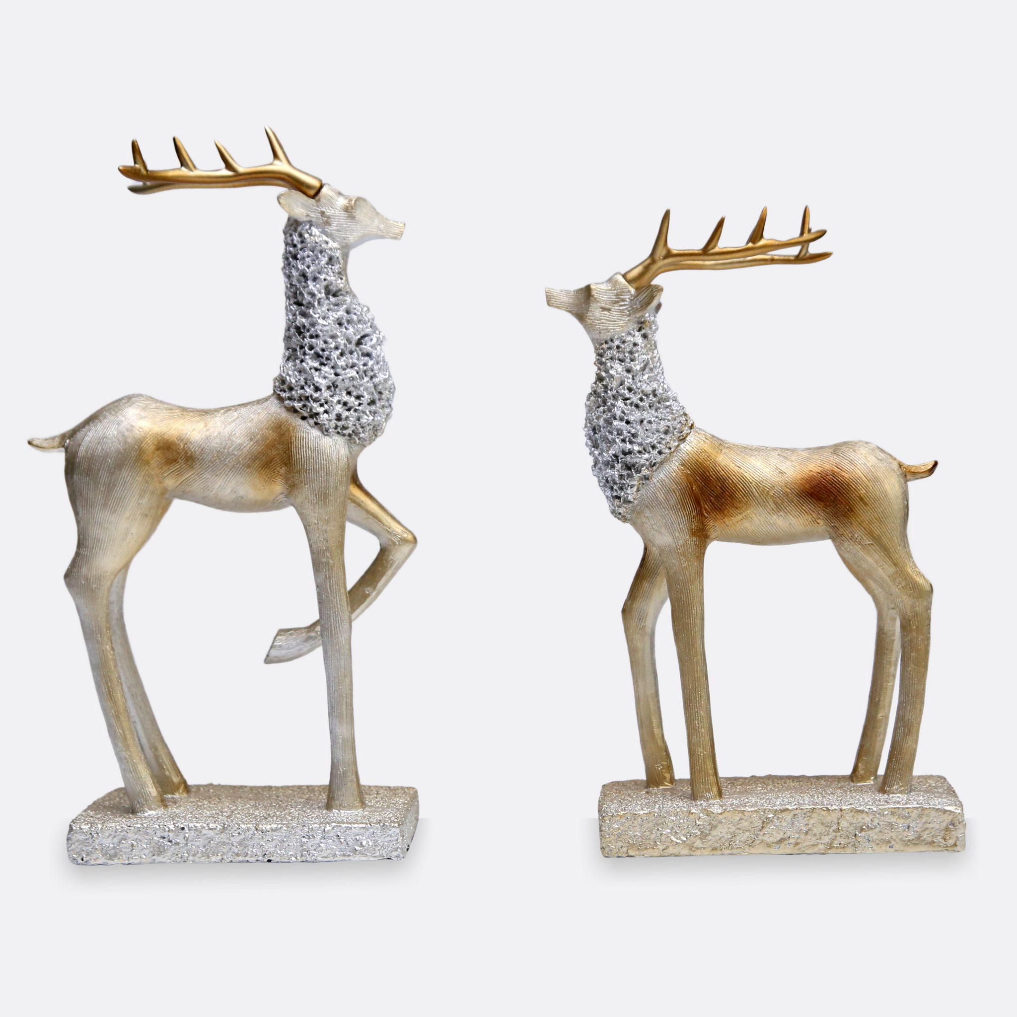 Discerning Golden Deer Sculpture (pair)